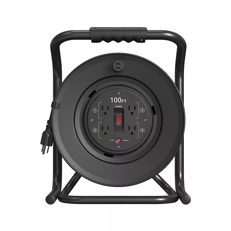 4 розеткаға арналған пластик шнур орамы 100 фут