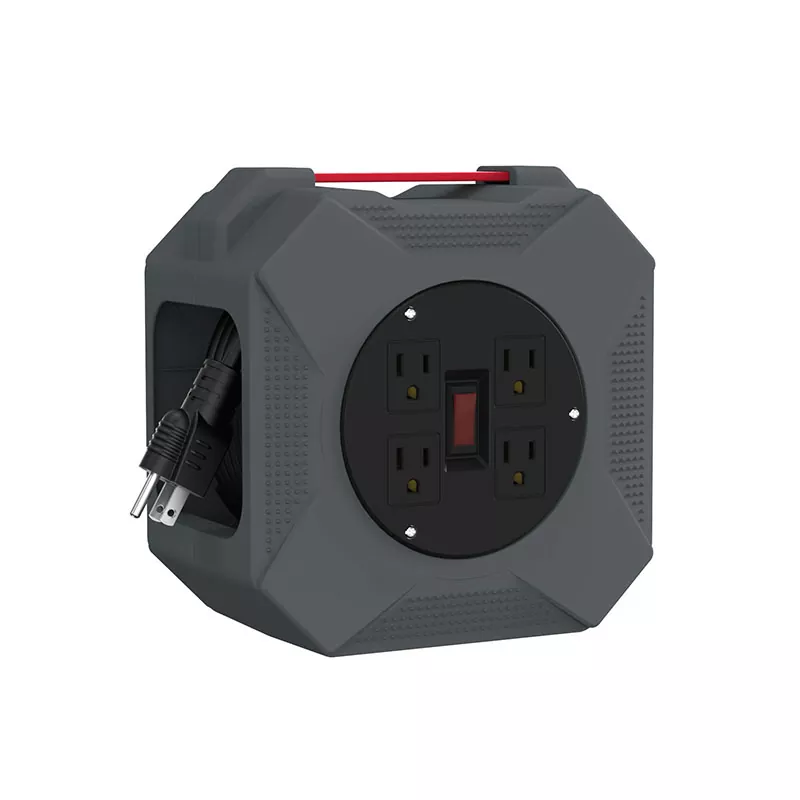 4 розеткаға арналған пластик шнур орамы 45 фут