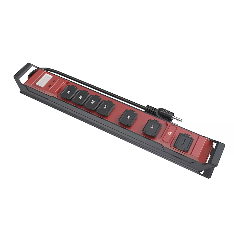 6 розетка Су өткізбейтін Usb 3.4a қуат жолағы 6 розетка Су өткізбейтін Usb 3.4a қуат жолағы